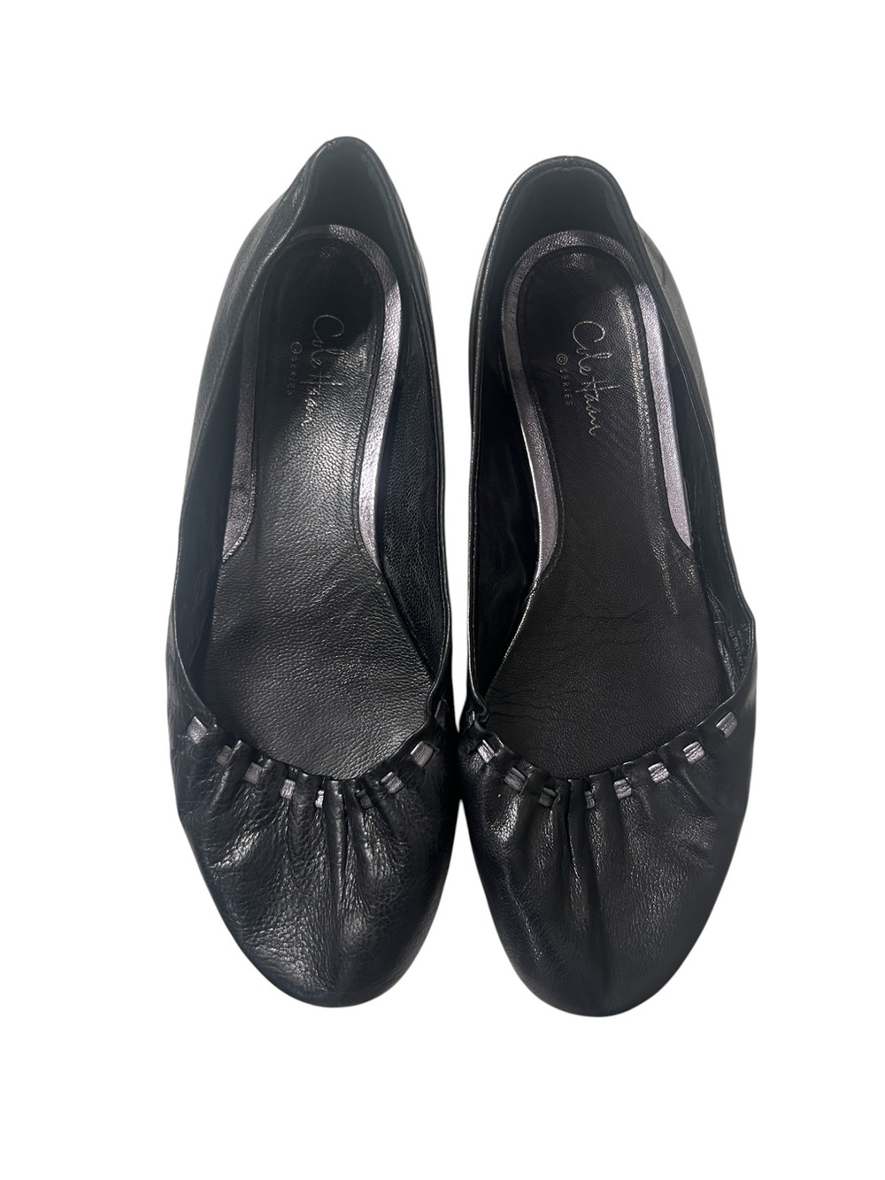 Cole Han x Nike Air G Series leather flats.  Size 7